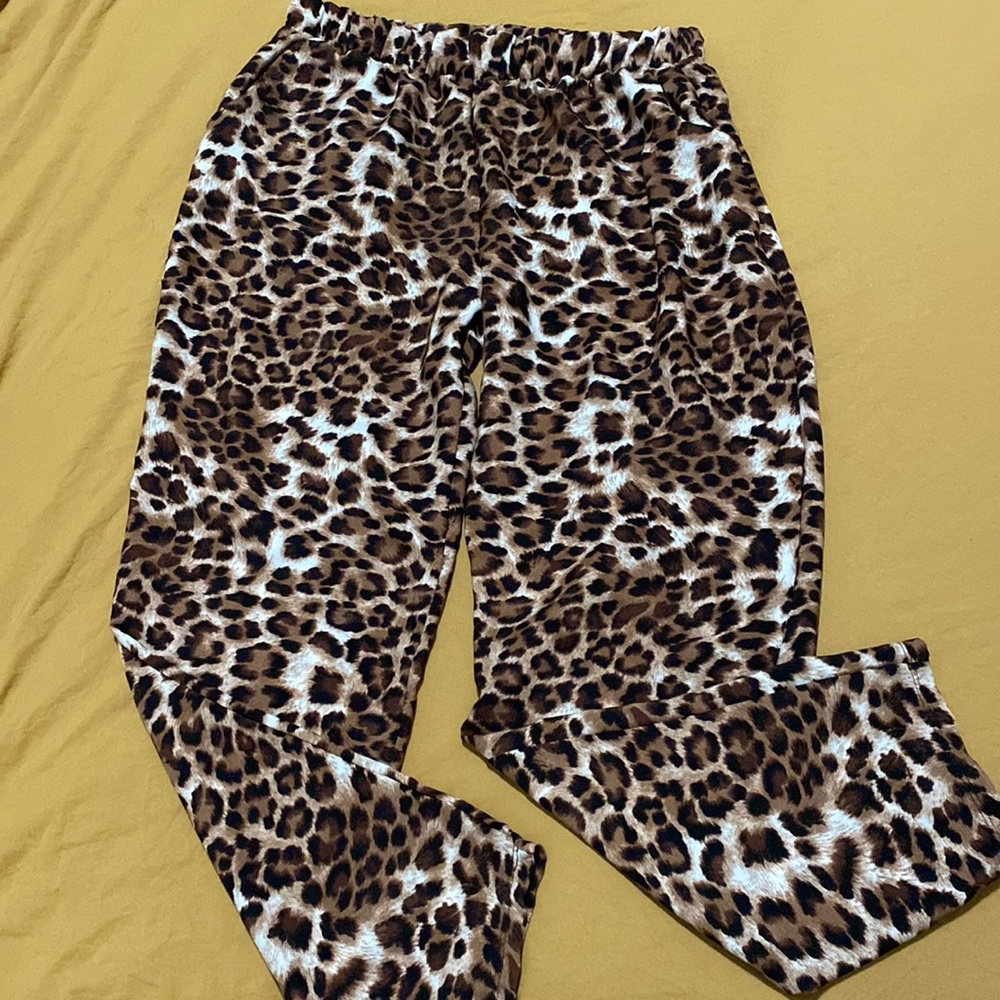 Yetts ❤️ Leopard Print Pajama bottoms or Lounge Pants